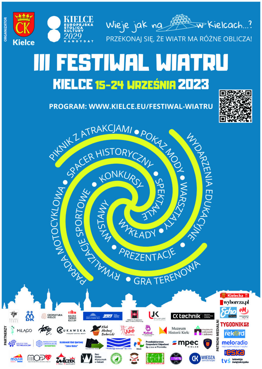 Festiwal Wiatru z wieloma atrakcjami po raz trzeci w Kielcach